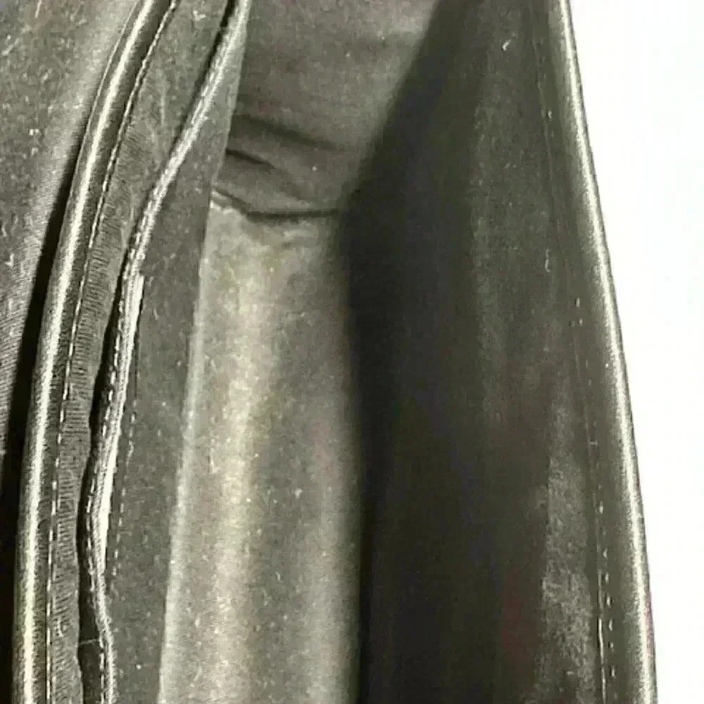 Coach Penelope 23403 Black Leather Turnlock Flap Crossbody Shoulder Bag Purse